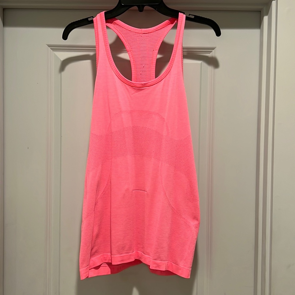 Lululemon Athletic Tank Top Pink Shirt
